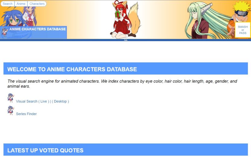 Anime Characters Database