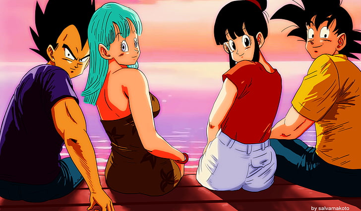 bulma vegeta couple vegeta bulma