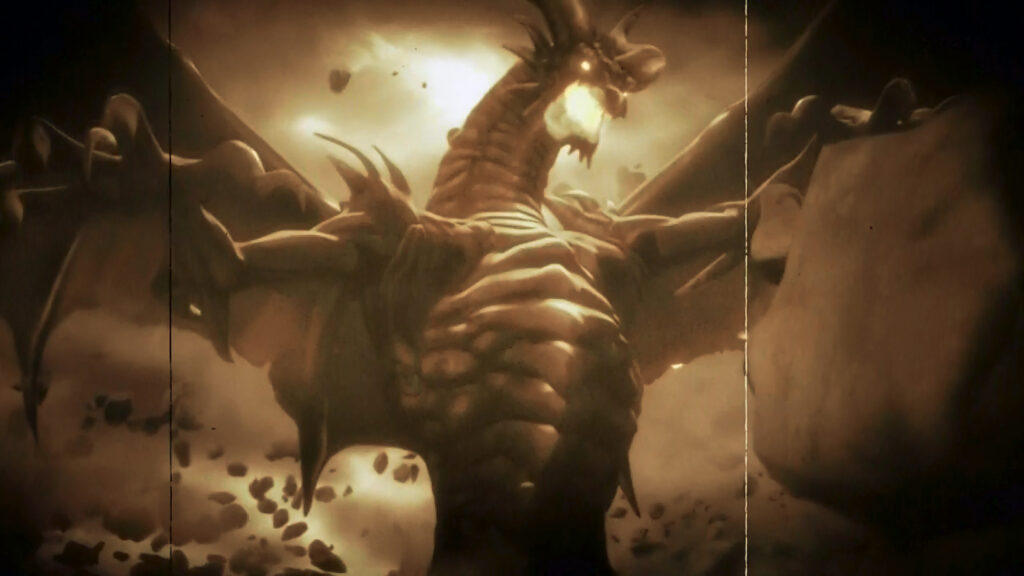 Anime dragons bahamut