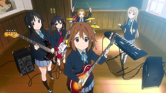 slice of life anime K-ON