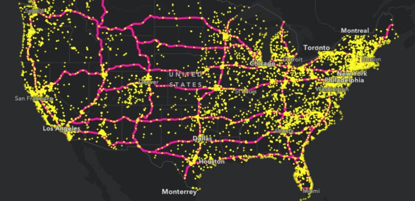 public charging stations map