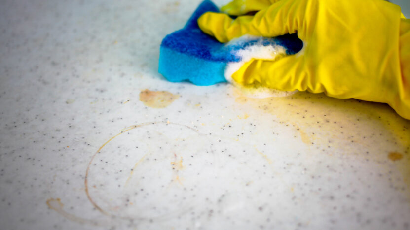 Remove Stains from the Laminate Countertops