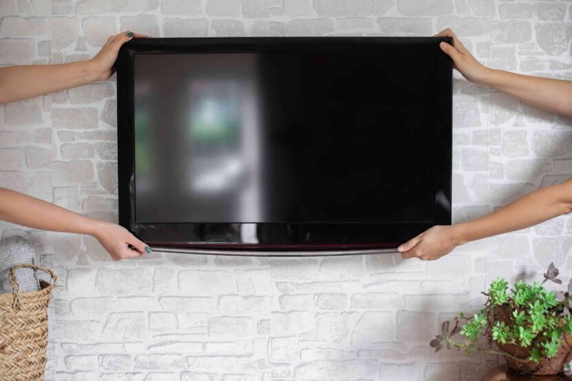 Installing a television on the wall